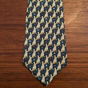 Andrew Scott Silk Tie Seals Balancing Balls